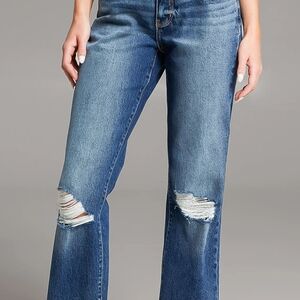 Buckle Blue Distressed Boyfriend Jeans
